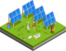 ソーラーシェアリング<br>(営農型太陽光発電設備)<